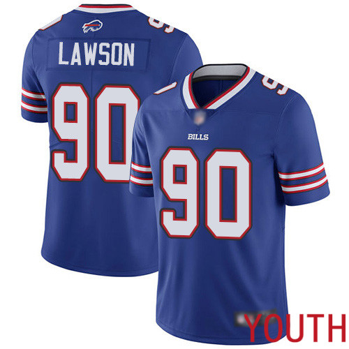 Youth Buffalo Bills #90 Shaq Lawson Royal Blue Team Color Vapor Untouchable Limited Player NFL Jersey->youth nfl jersey->Youth Jersey